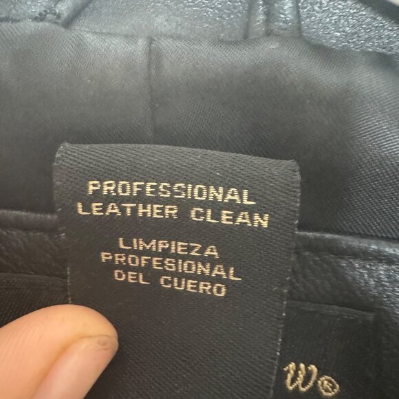 Croft & Barrow Lambskin Leather Vest Black Zip Front Biker Moto Minimalist M - Picture 6 of 7